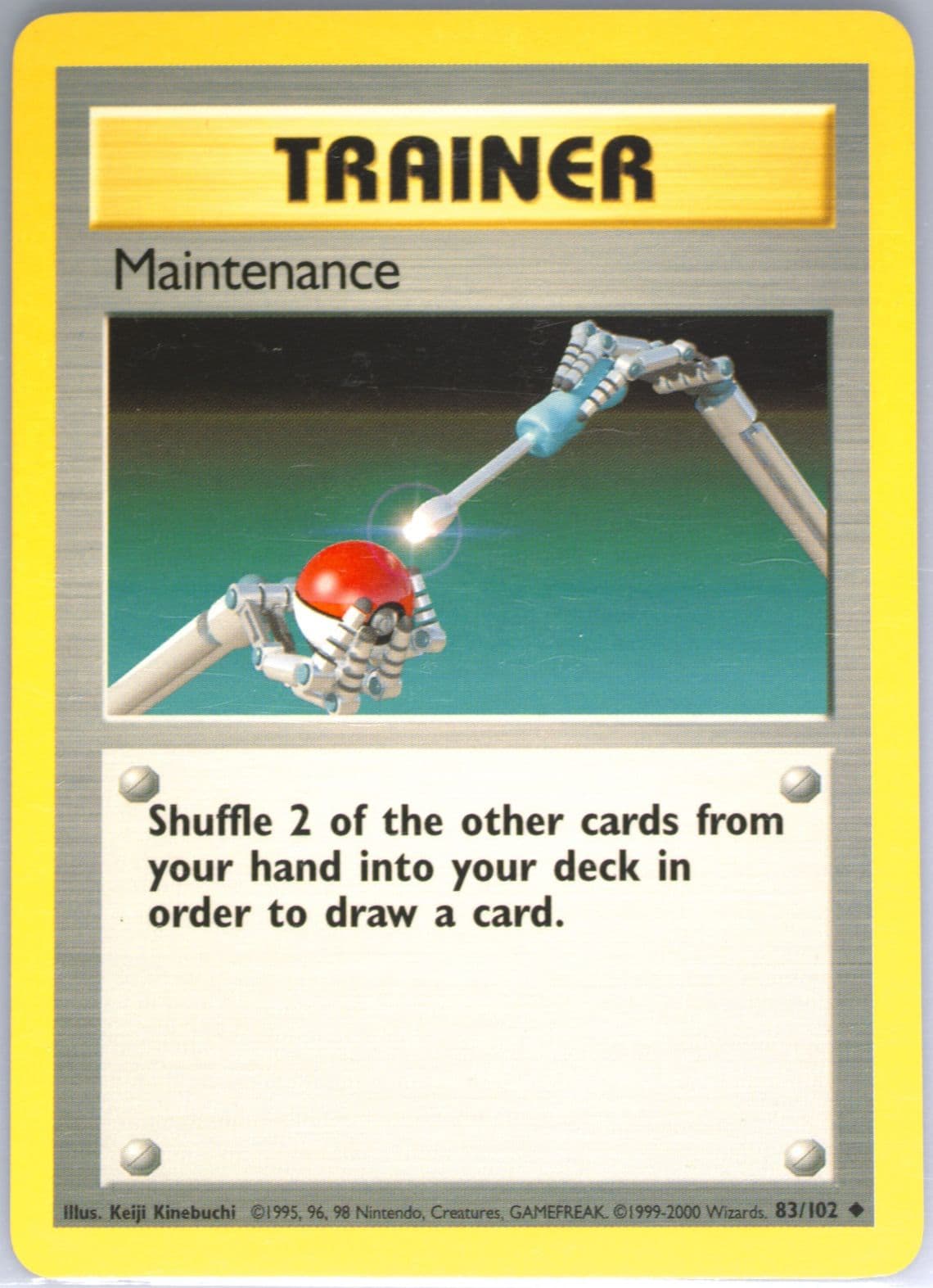 Maintenance Base Set 1999-2000 (83) 1999 Pokemon Game