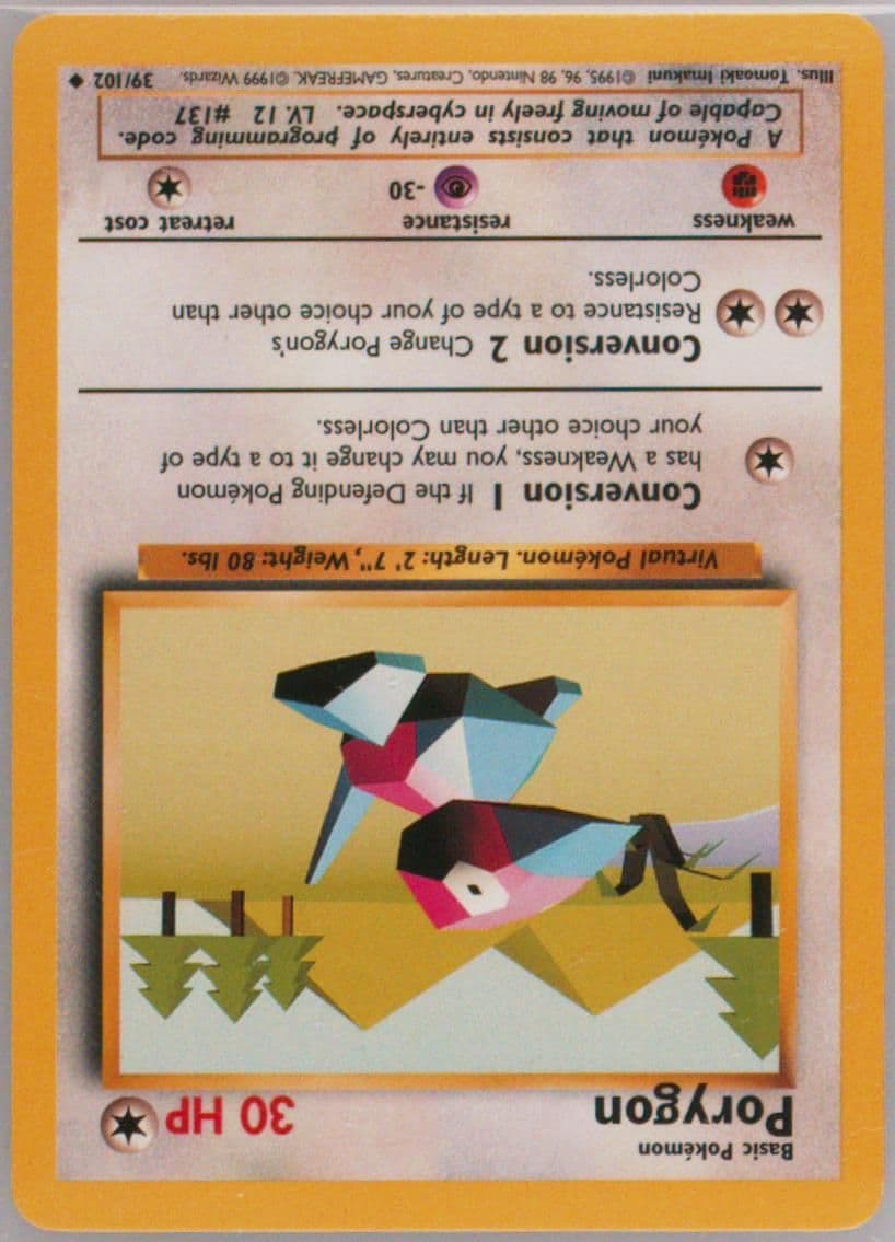 Porygon Base Set 1999-2000 (39) 1999 Pokemon Game