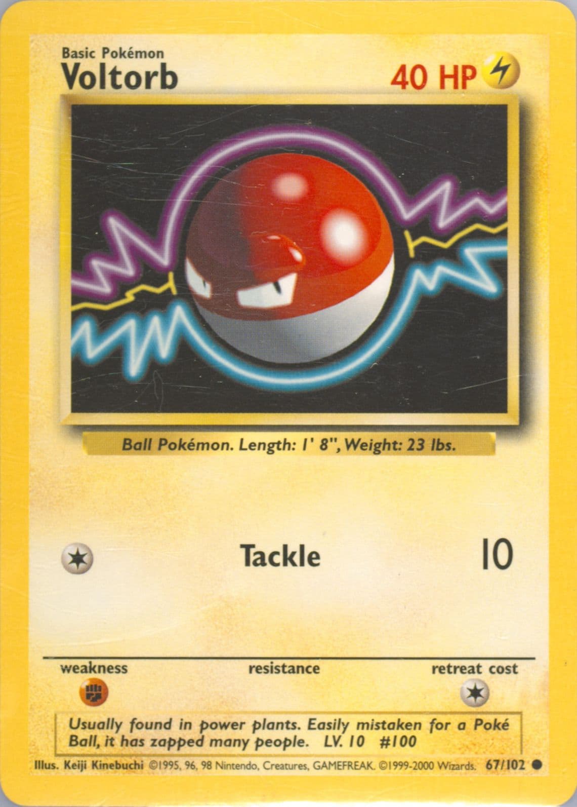 Voltorb Base Set 1999-2000 (67) 1999 Pokemon Game