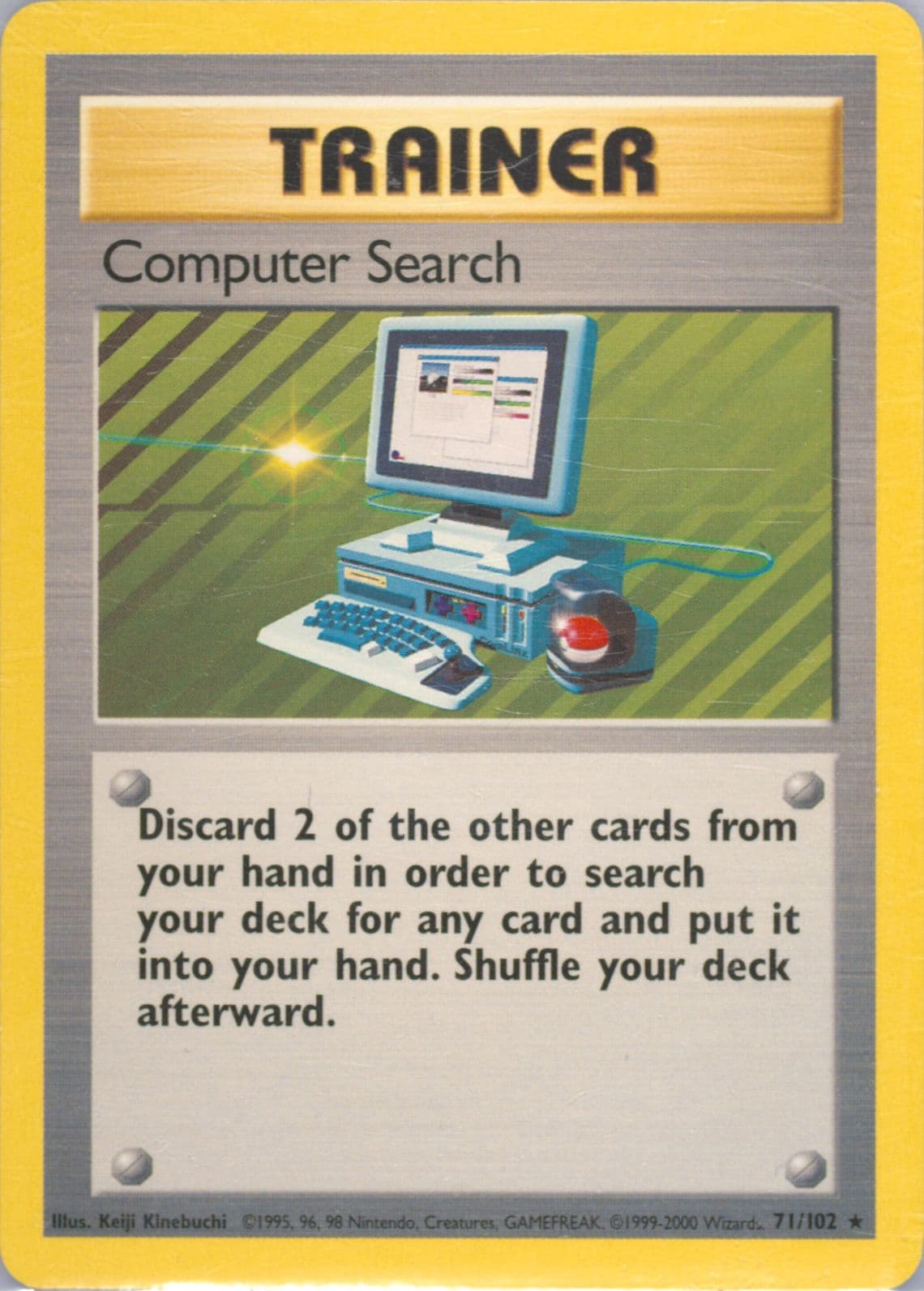 Computer Search Base Set 1999-2000 (71) 1999 Pokemon Game