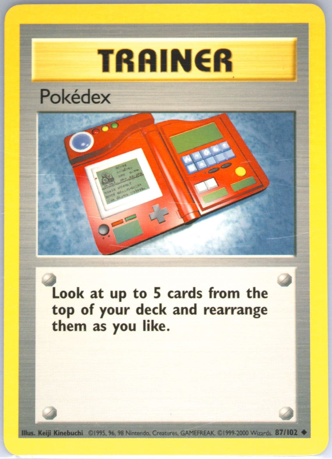 Pokedex Base Set 1999-2000 (87) 1999 Pokemon Game
