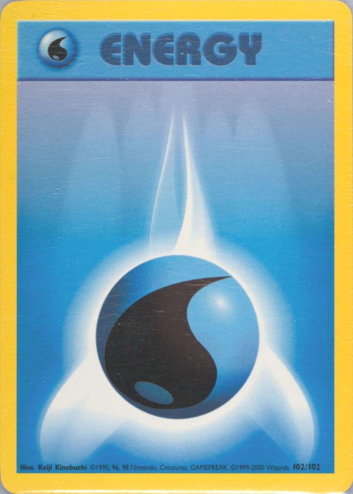 Water Energy Base Set 1999-2000 (102) 1999 Pokemon Game