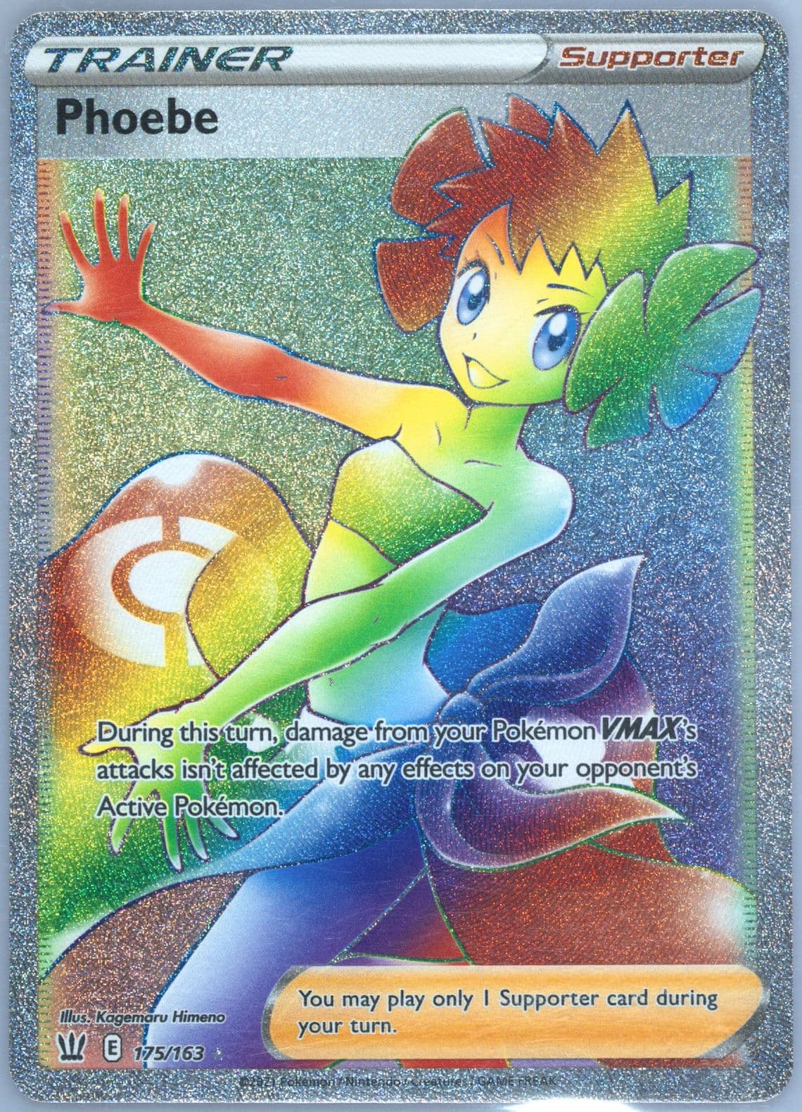 Full Art/Phoebe Secret (175) 2021 Pokemon Sword & Shield Battle Styles