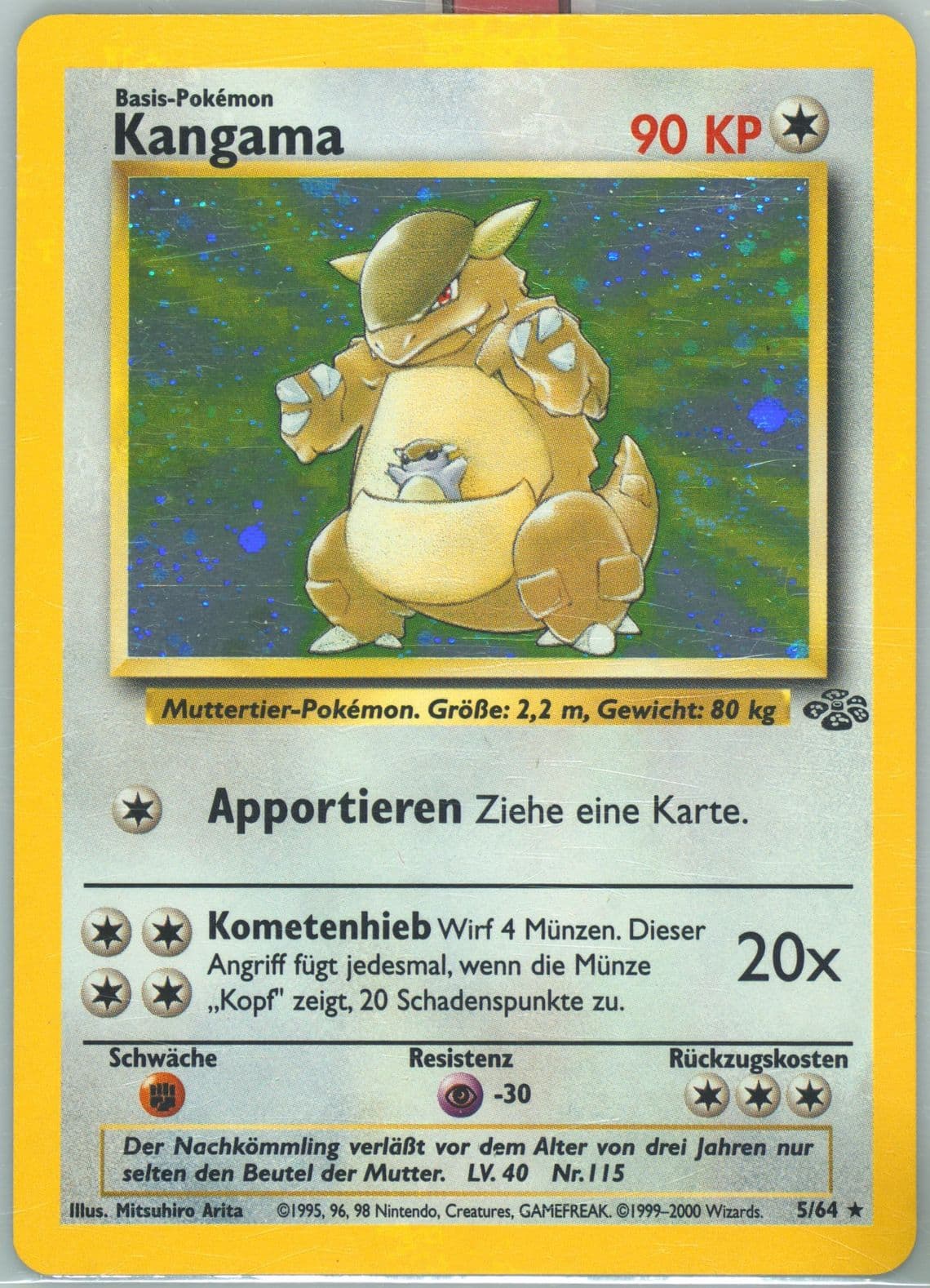 Kangama-Holo (5) 2000 Pokemon German Jungle