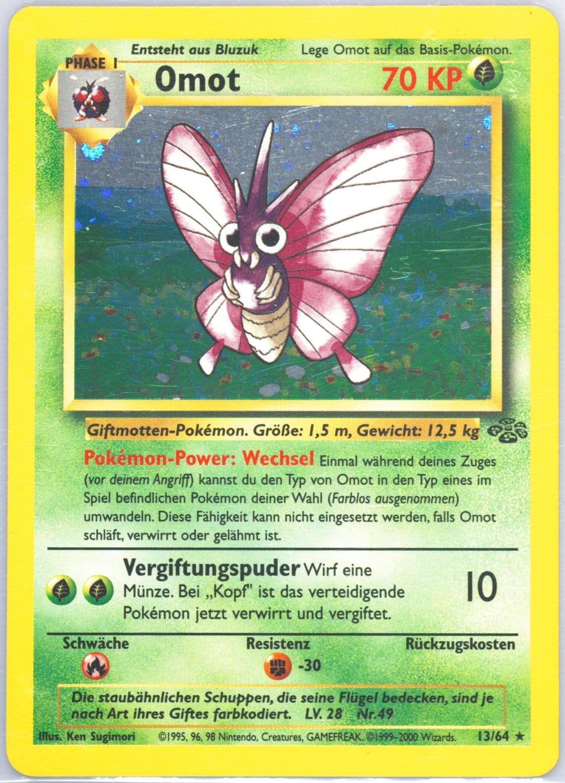 Omot-Holo (13) 2000 Pokemon German Jungle
