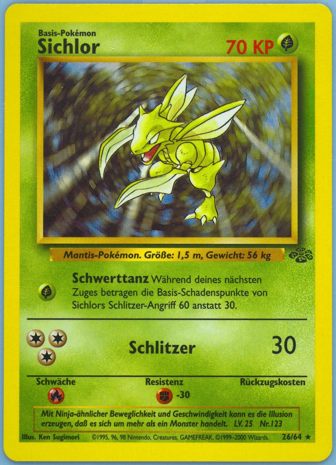 Sichlor (26) 2000 Pokemon German Jungle