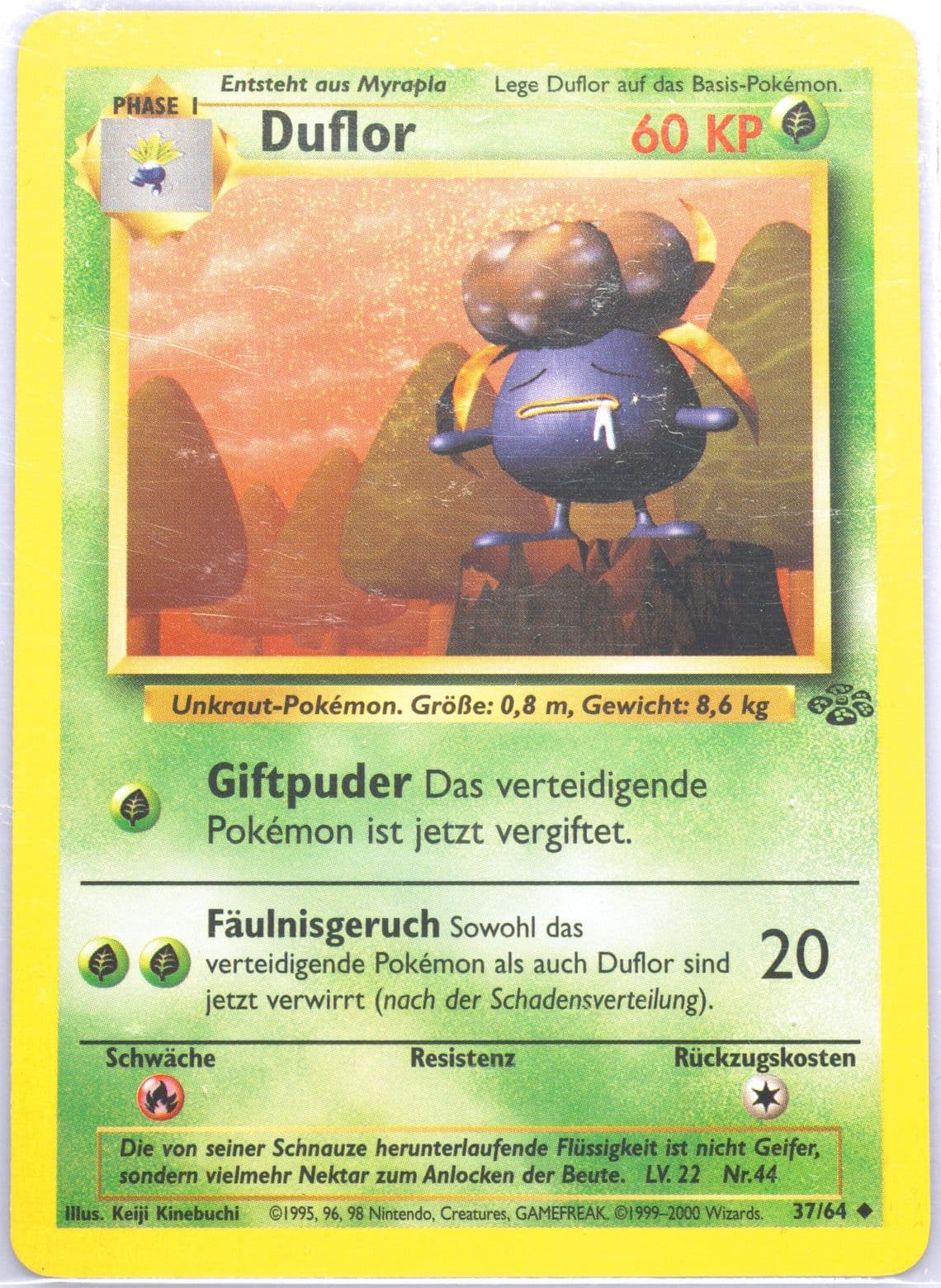 Duflor (37) 2000 Pokemon German Jungle