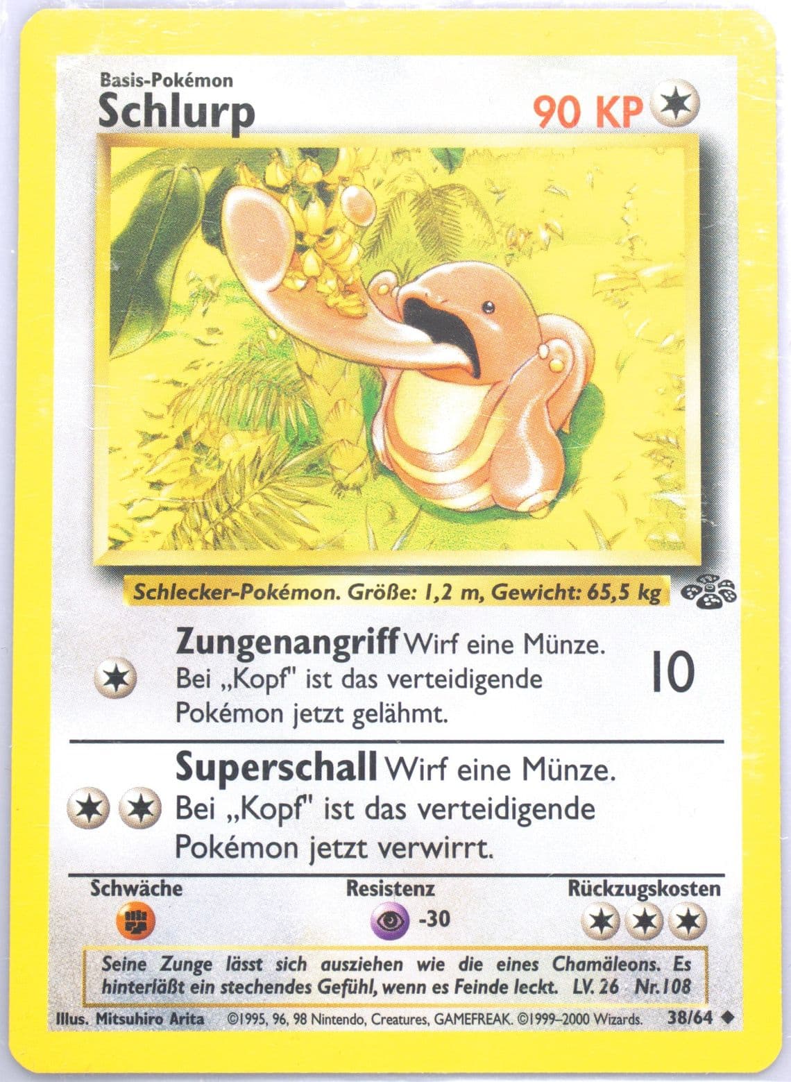 Schlurp (38) 2000 Pokemon German Jungle