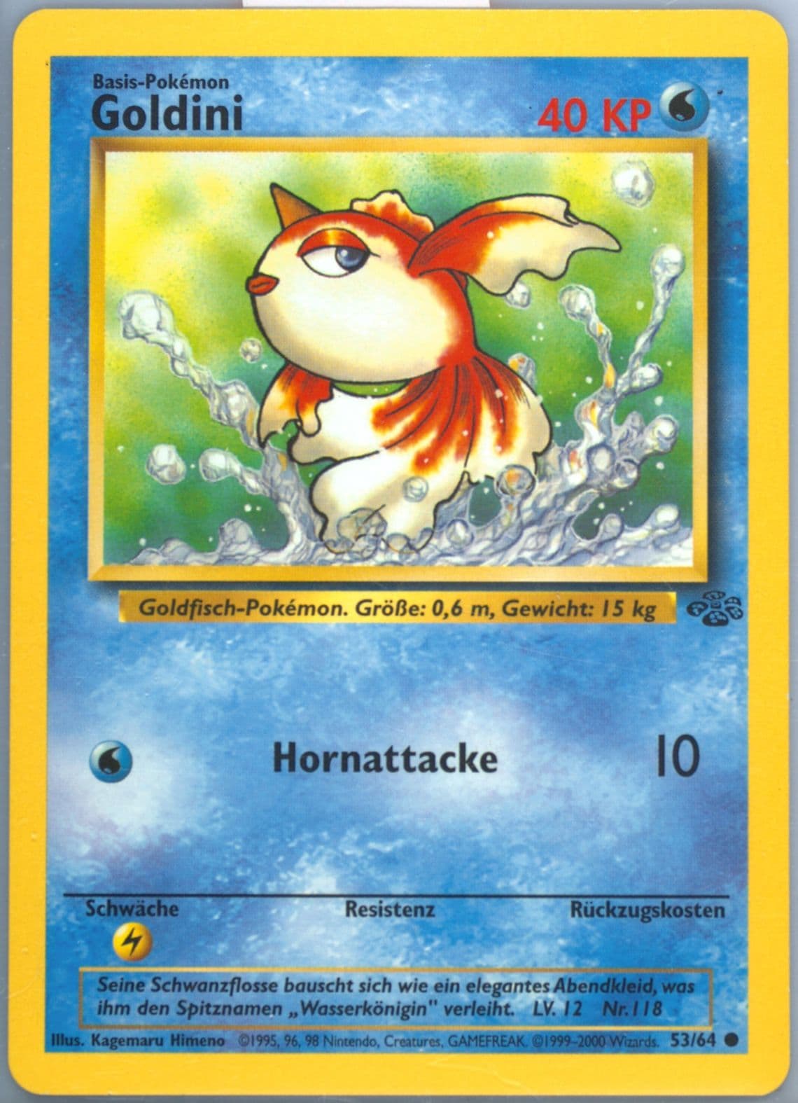 Goldini (53) 2000 Pokemon German Jungle