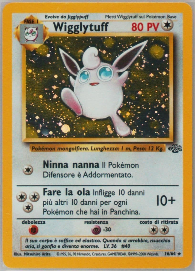 Wigglytuff-Holo (16) 2000 Pokemon Italian Jungle