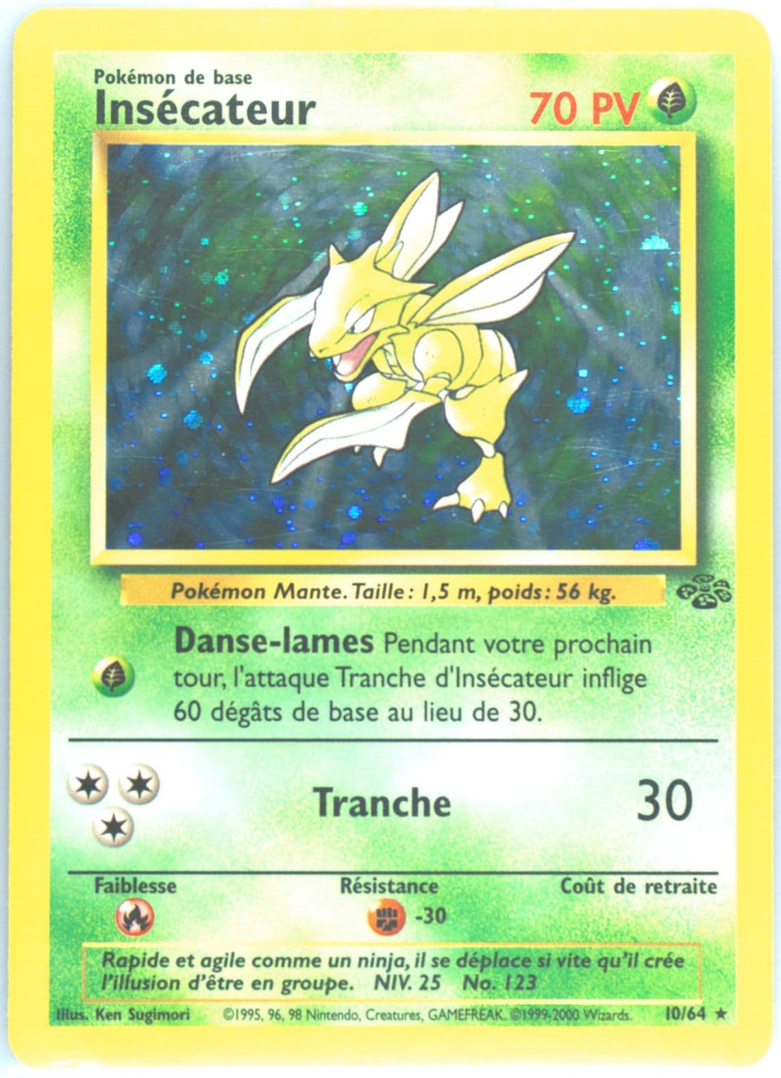 Insecateur-Holo (10) 2000 Pokemon French Jungle