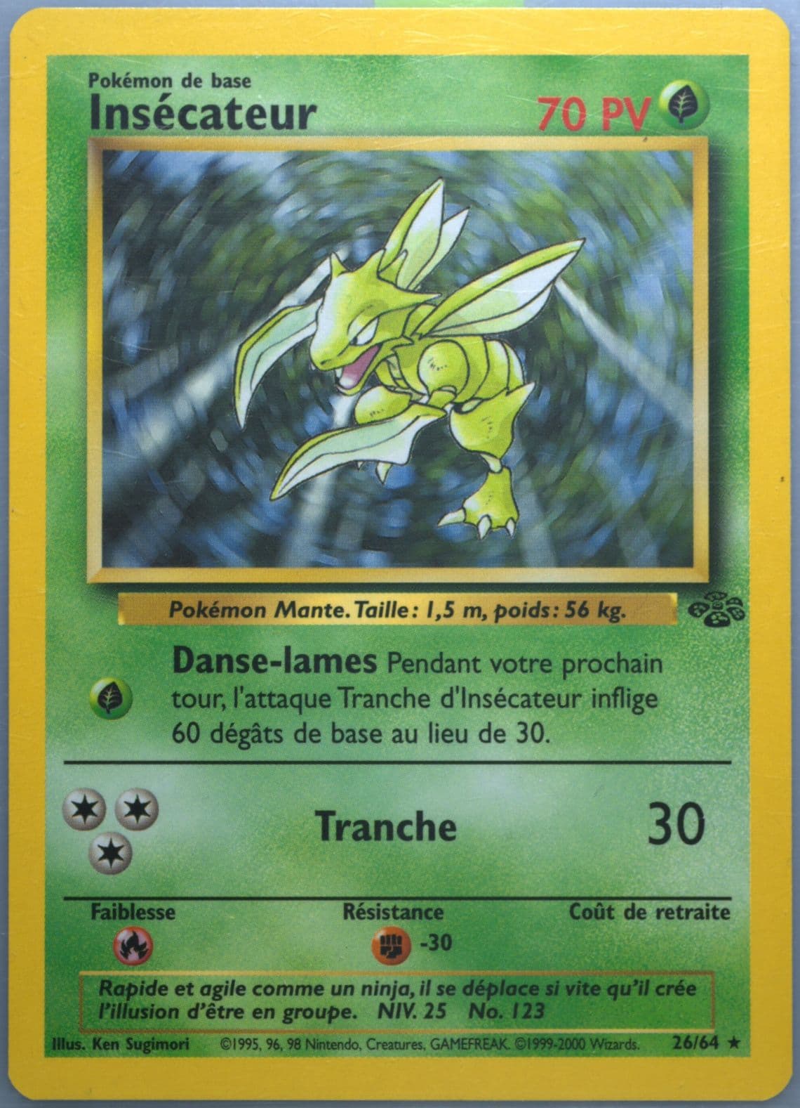 Insecateur (26) 2000 Pokemon French Jungle
