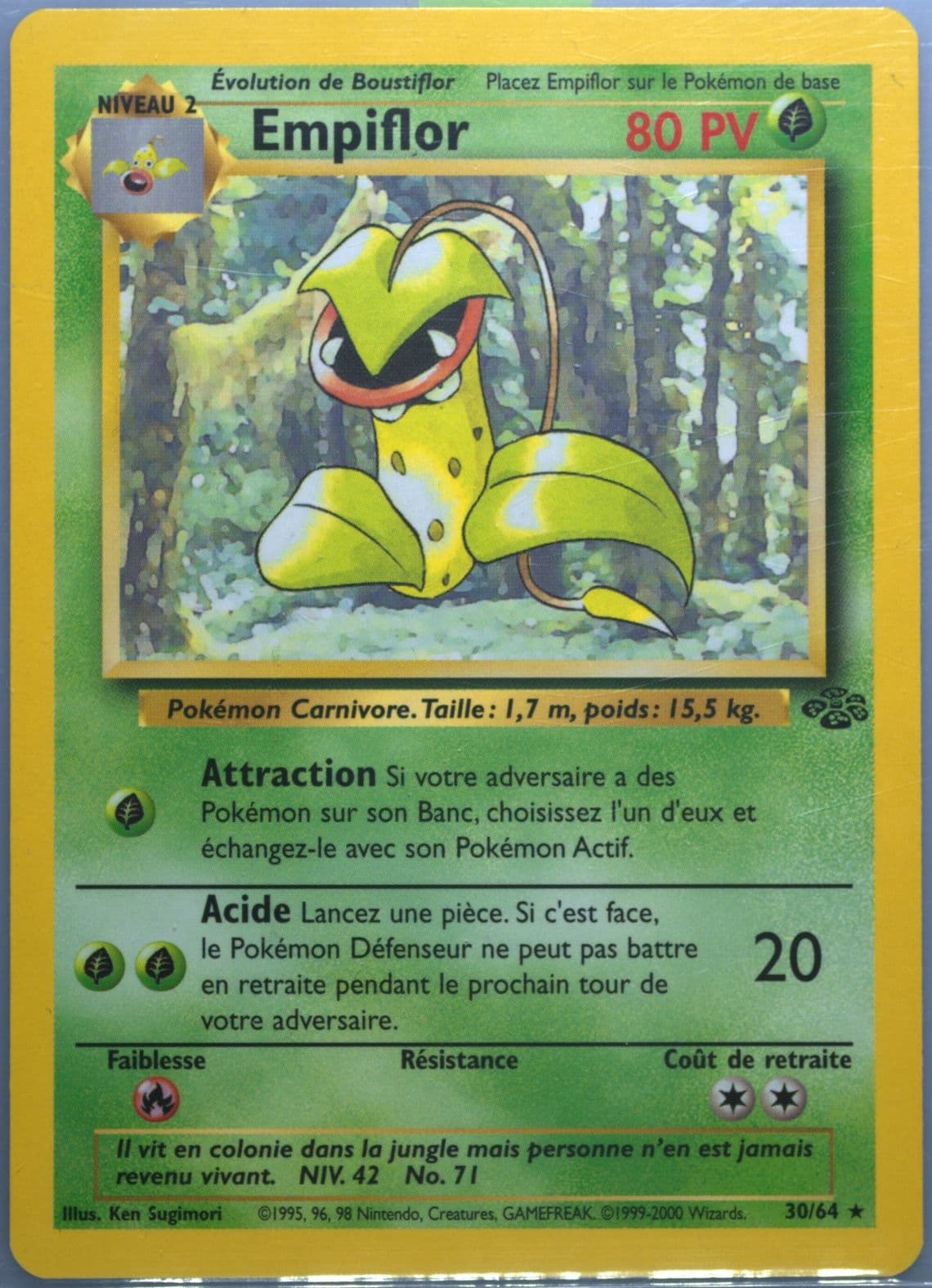 Empiflor (30) 2000 Pokemon French Jungle