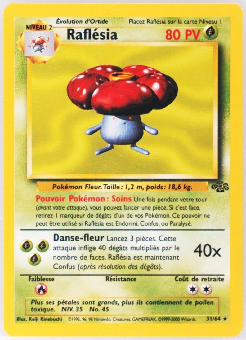 Raflesia (31) 2000 Pokemon French Jungle