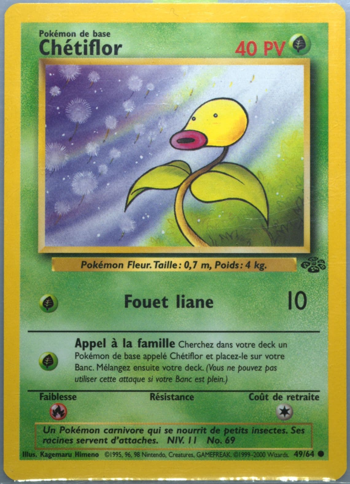 Chetiflor (49) 2000 Pokemon French Jungle