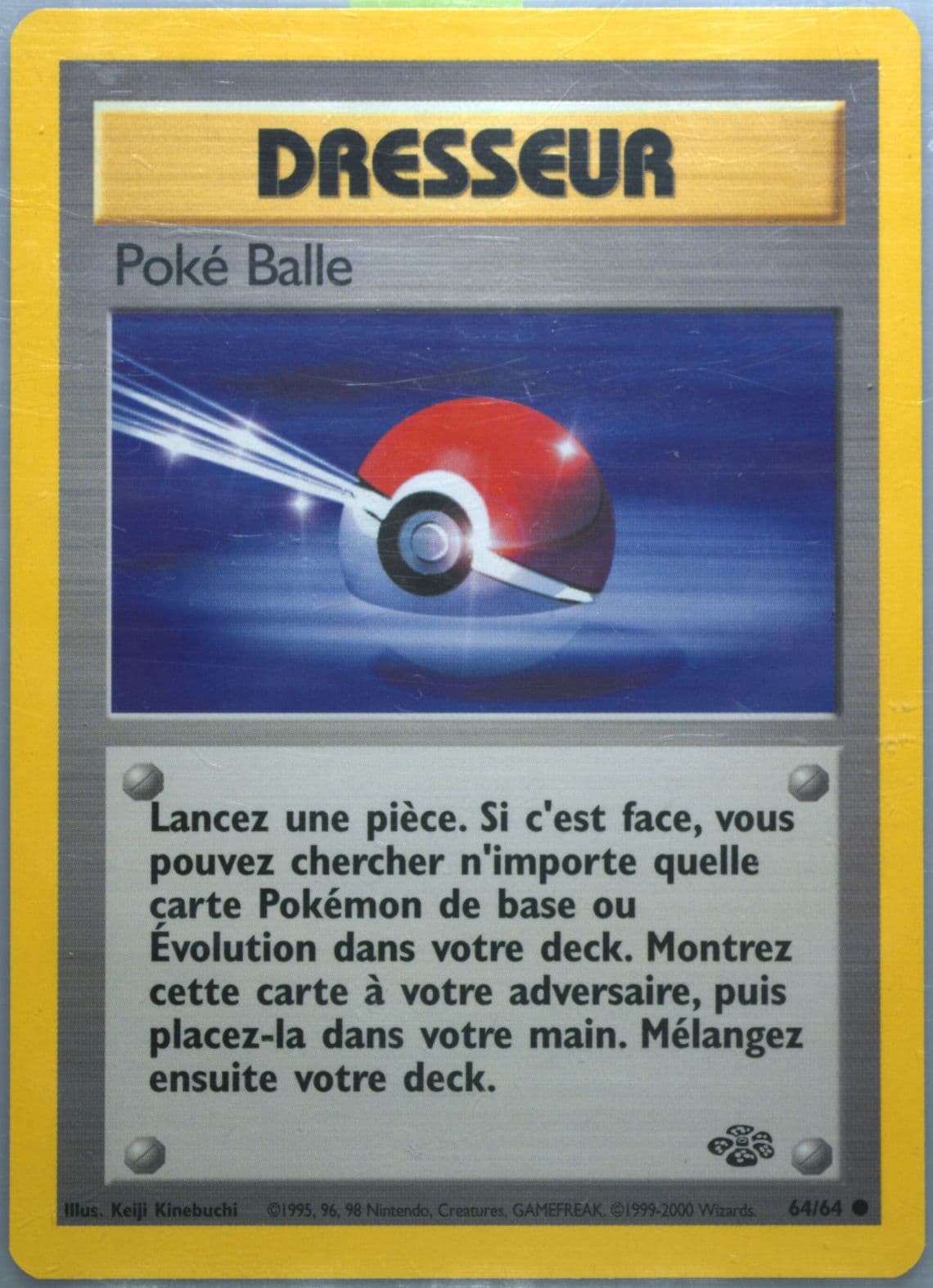 Poke Balle (64) 2000 Pokemon French Jungle
