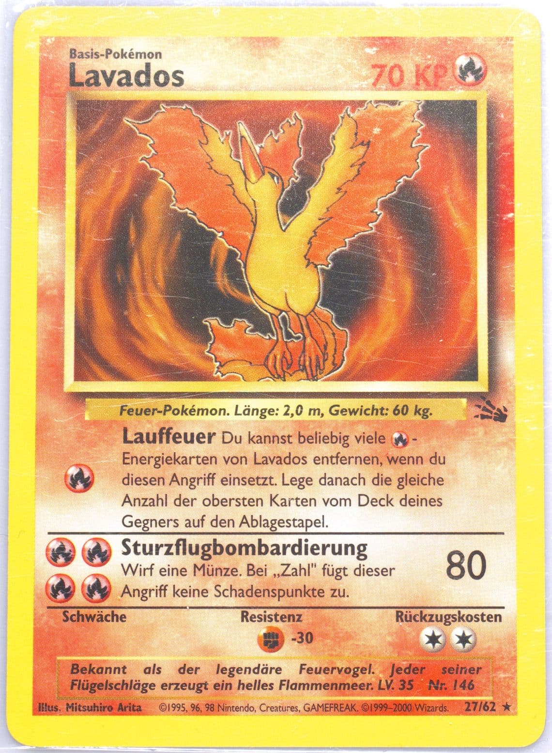 Lavados (27) 2000 Pokemon German Fossil