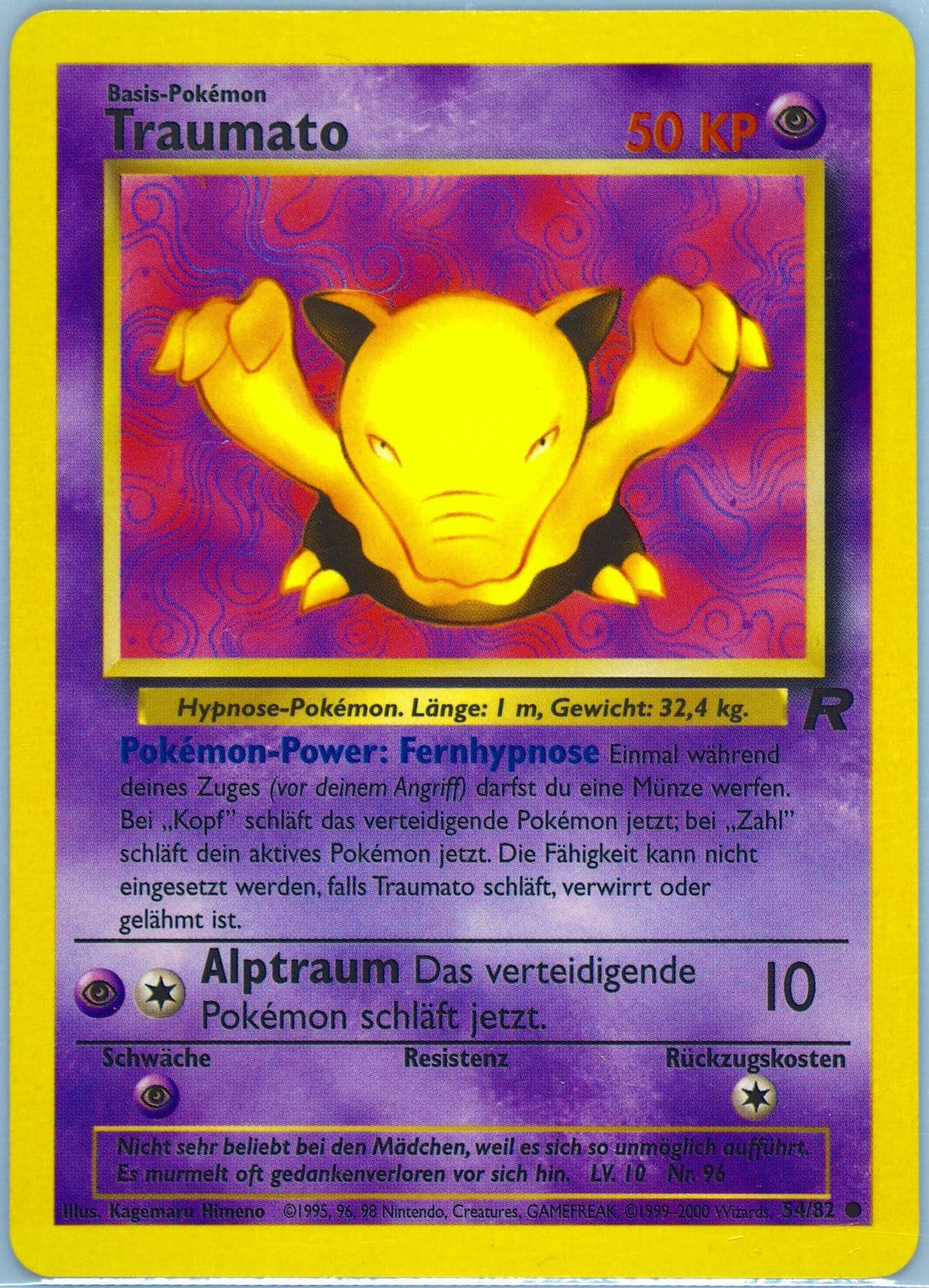 Traumato German (54) 2000 Pokemon Rocket