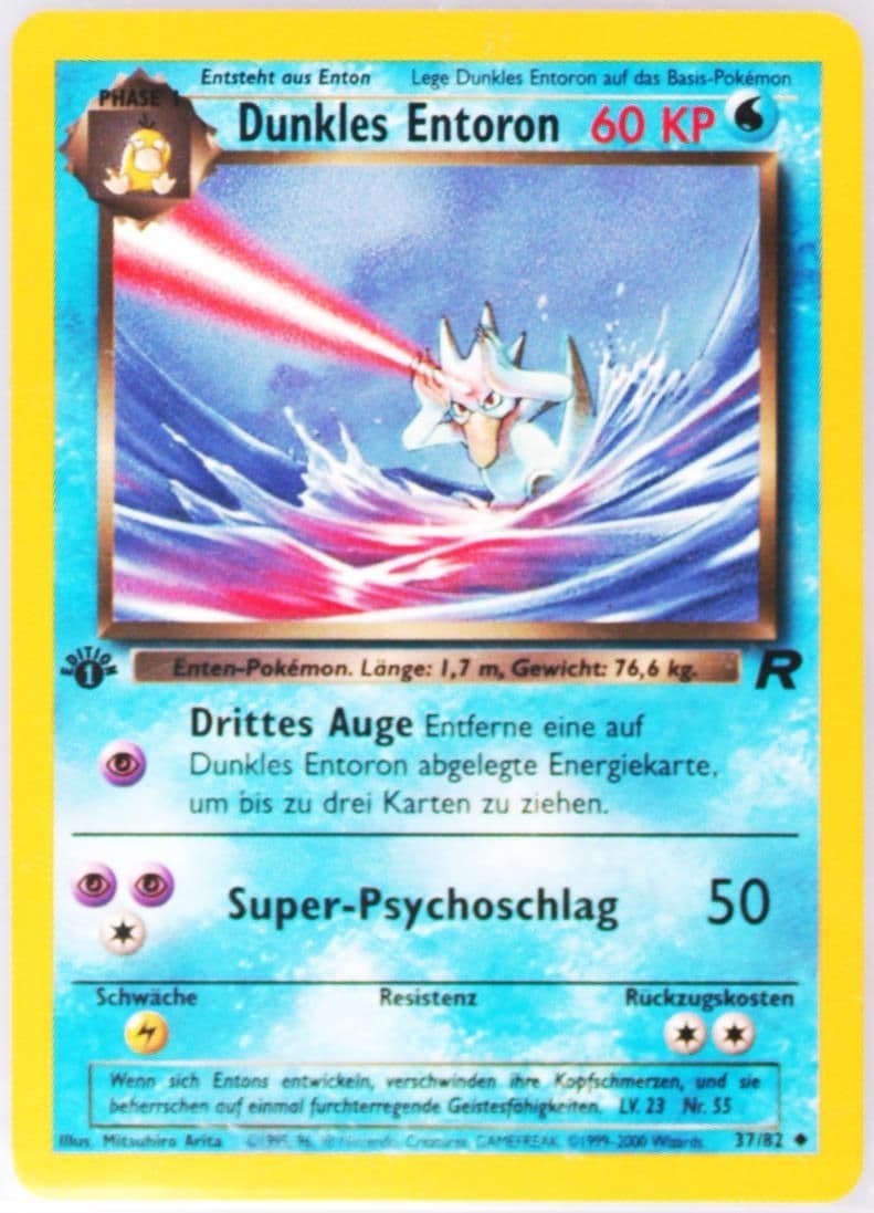 Dunkles Entoron German-1st Edition (37) 2000 Pokemon Rocket
