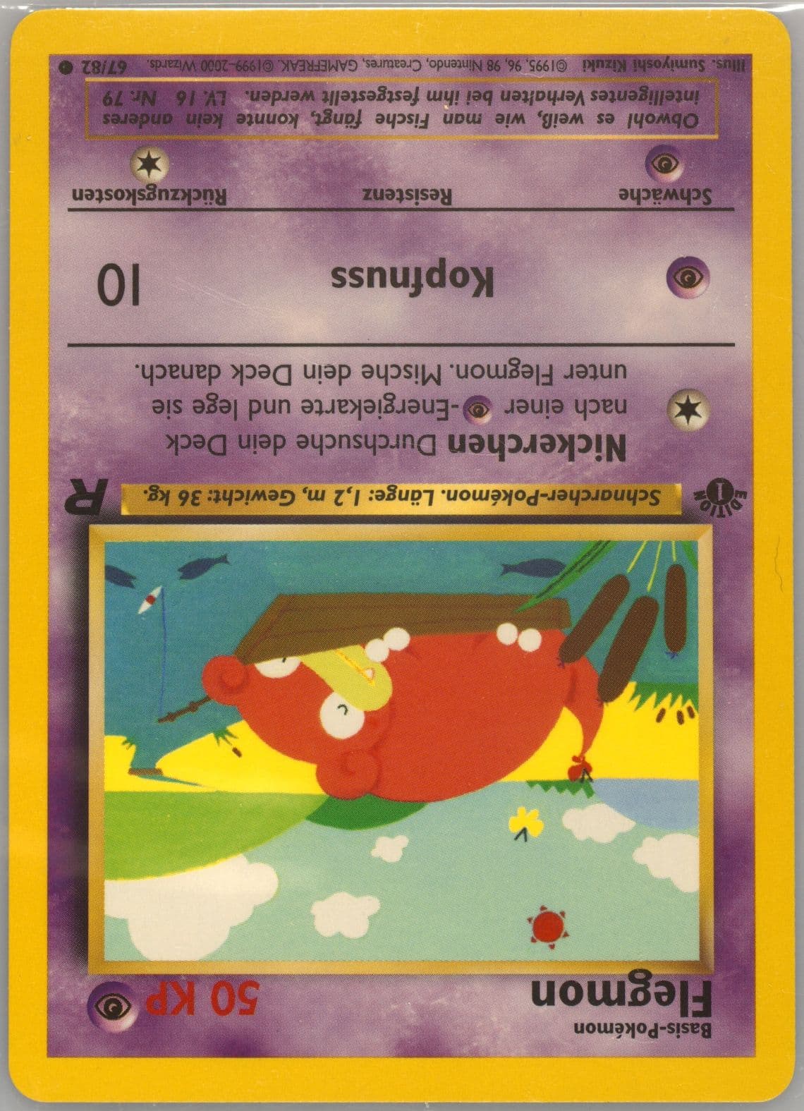 Flegmon German-1st Edition (67) 2000 Pokemon Rocket