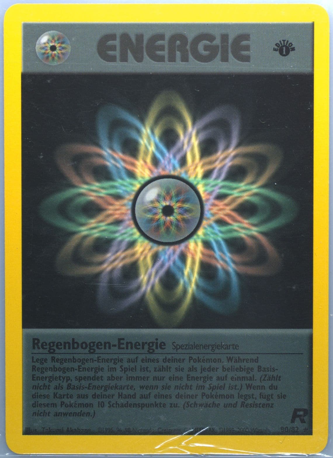 Regenbogen-Energie German-1st Edition (80) 2000 Pokemon Rocket