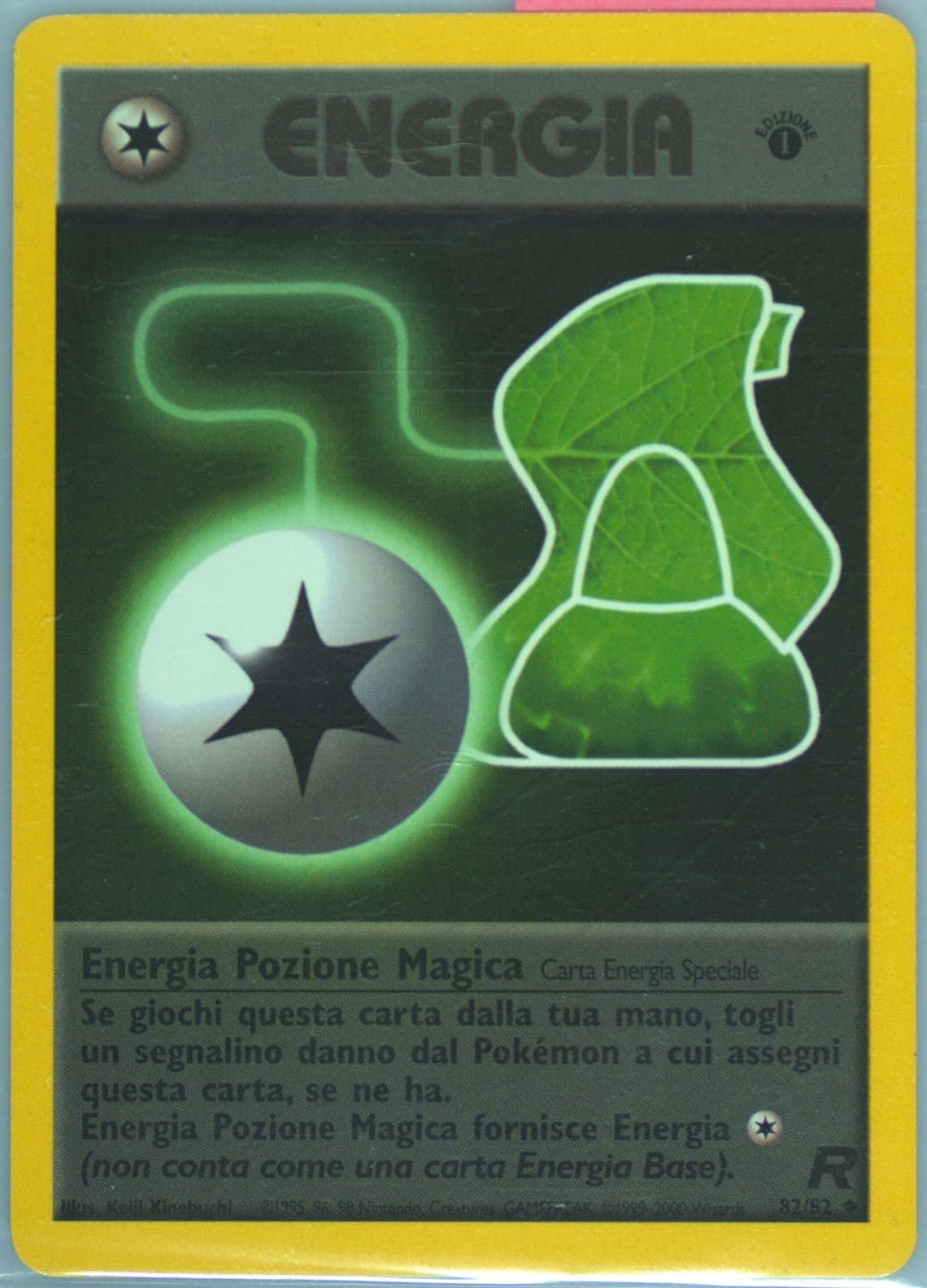 Energia Pozione Magica 1st Edition (82) 2001 Pokemon Italian Rocket