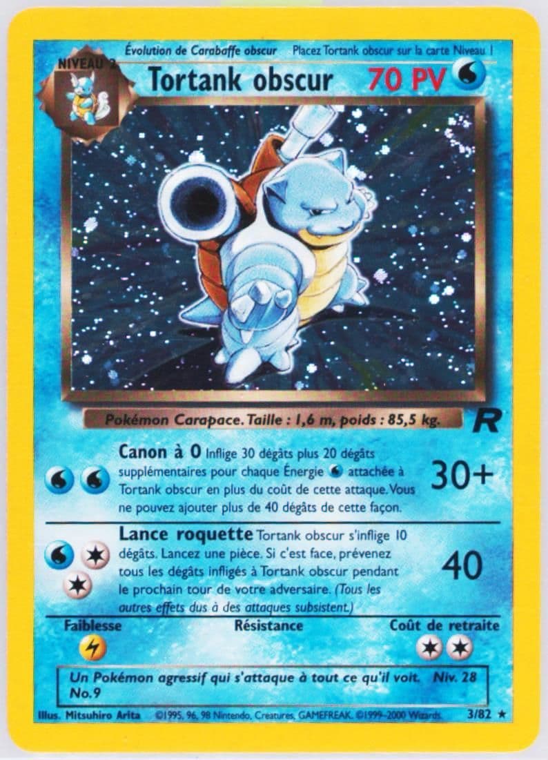 Tortank Obscur-Holo (3) 2001 Pokemon French Rocket
