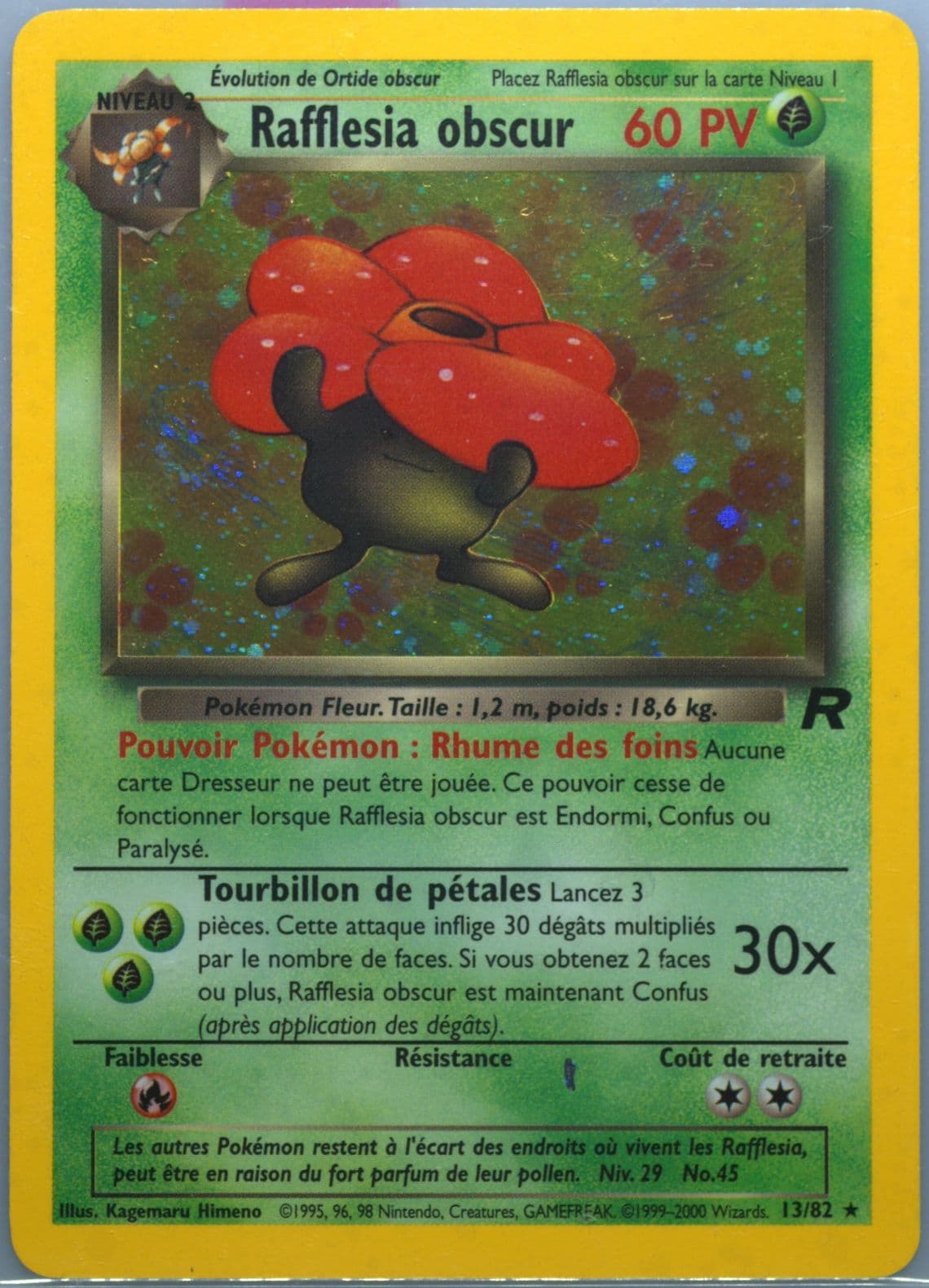 Rafflesia Obscur-Holo (13) 2001 Pokemon French Rocket