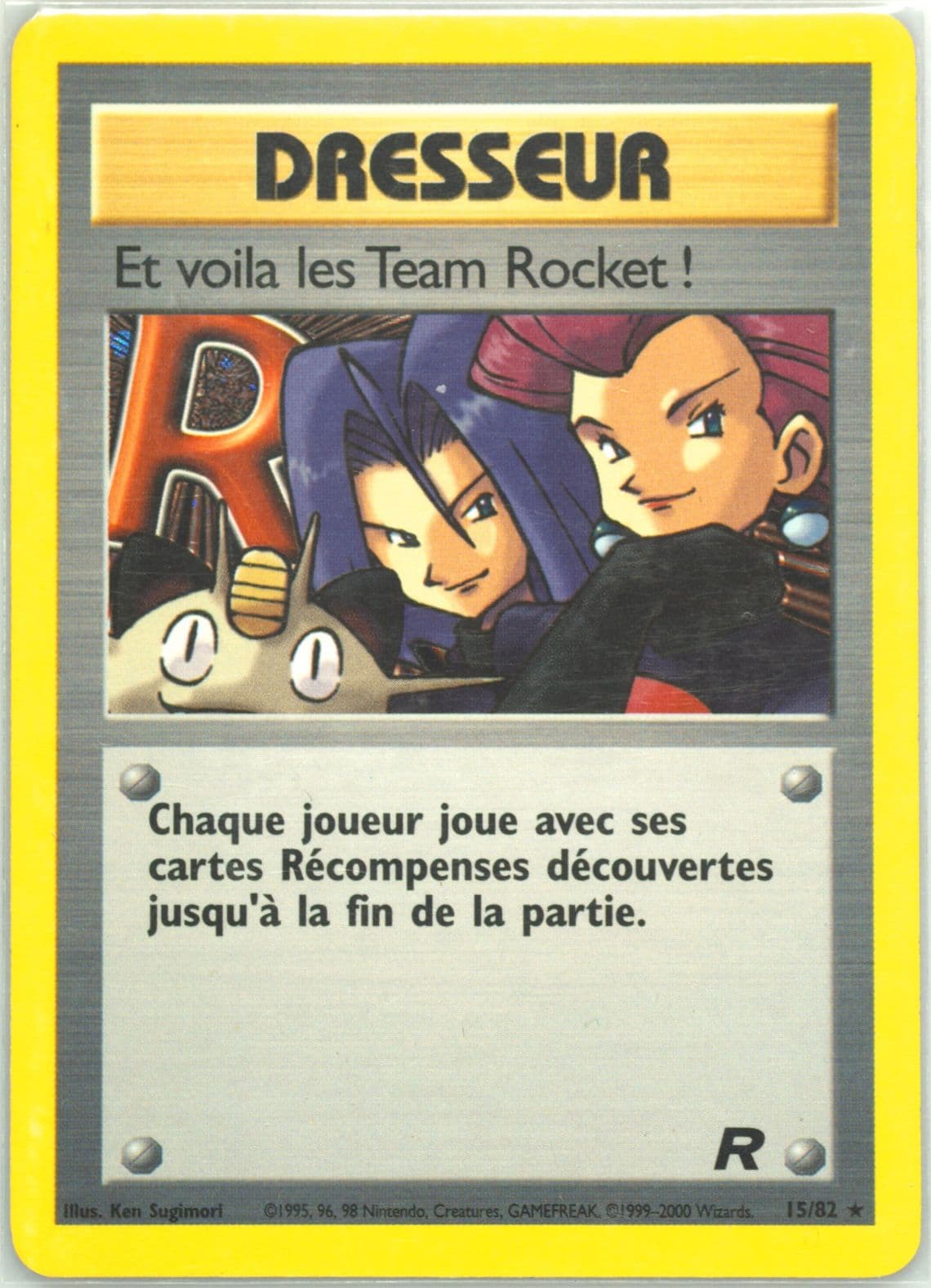 ET Voila Les Team Rocket!-Holo (15) 2001 Pokemon French Rocket