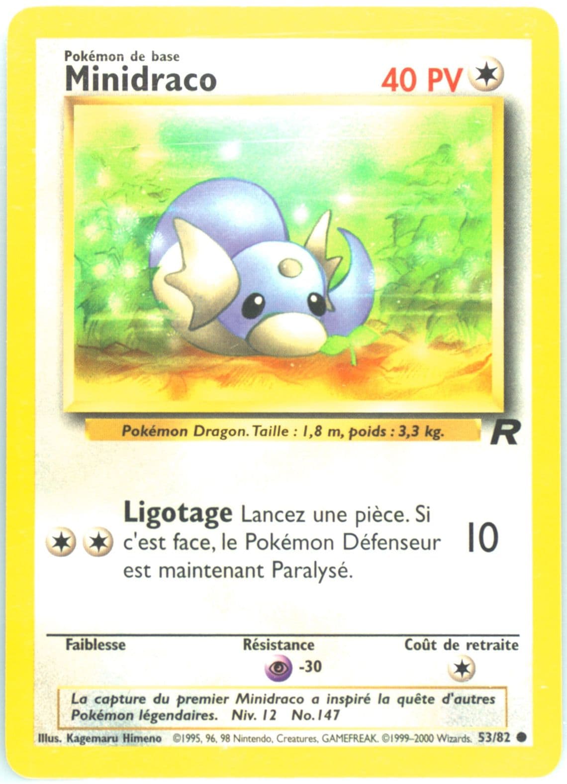 Minidraco (53) 2001 Pokemon French Rocket