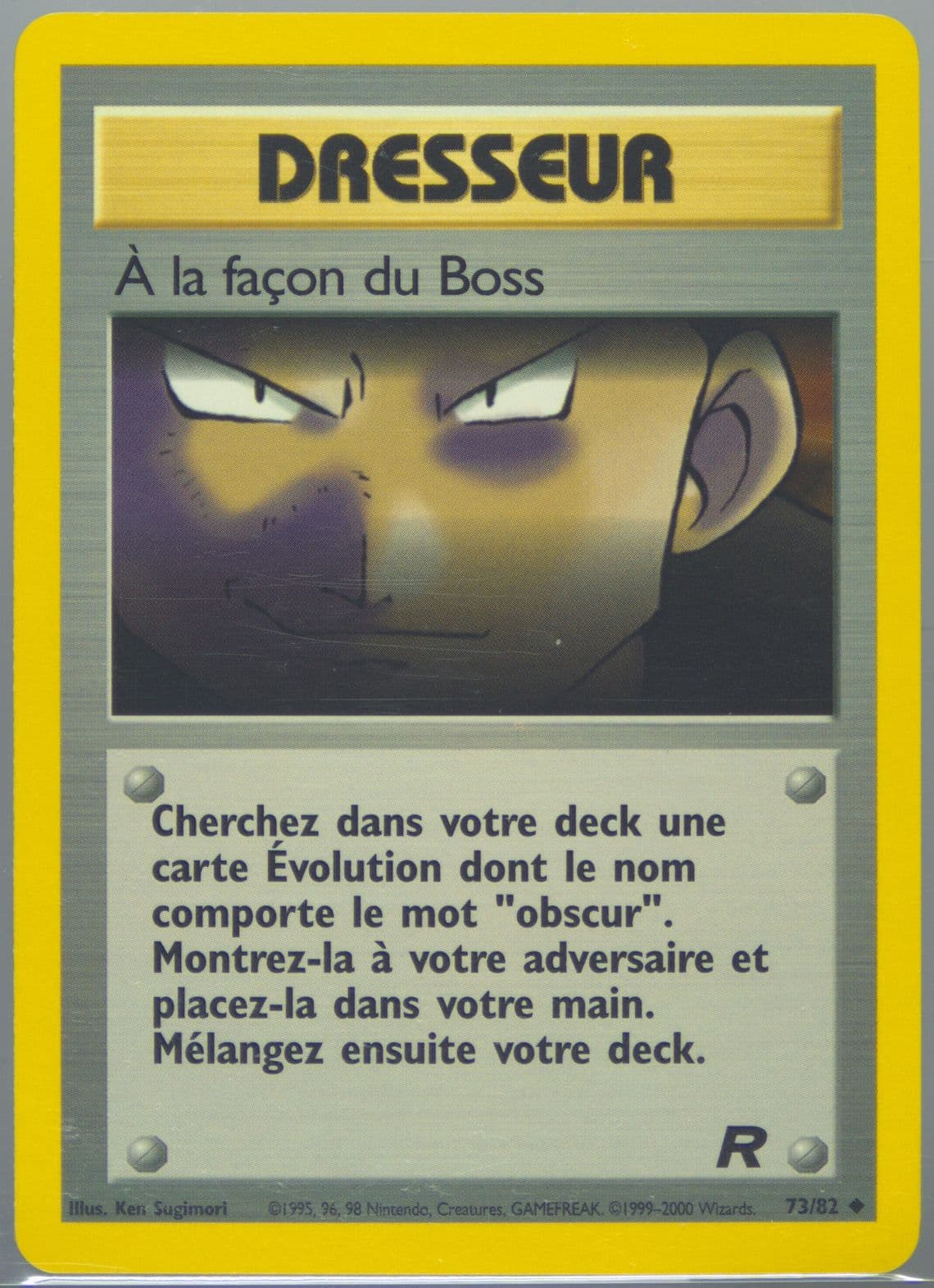 A La Facon Du Boss (73) 2001 Pokemon French Rocket