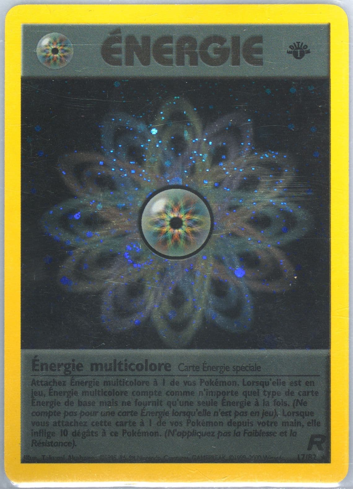 Energie Multicolore-Holo 1st Edition (17) 2001 Pokemon French Rocket
