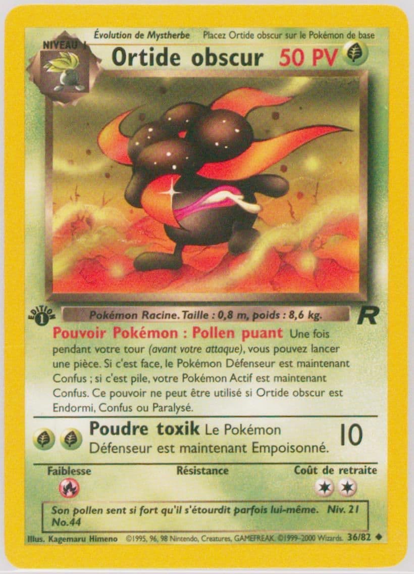 Ortide Obscur 1st Edition (36) 2001 Pokemon French Rocket