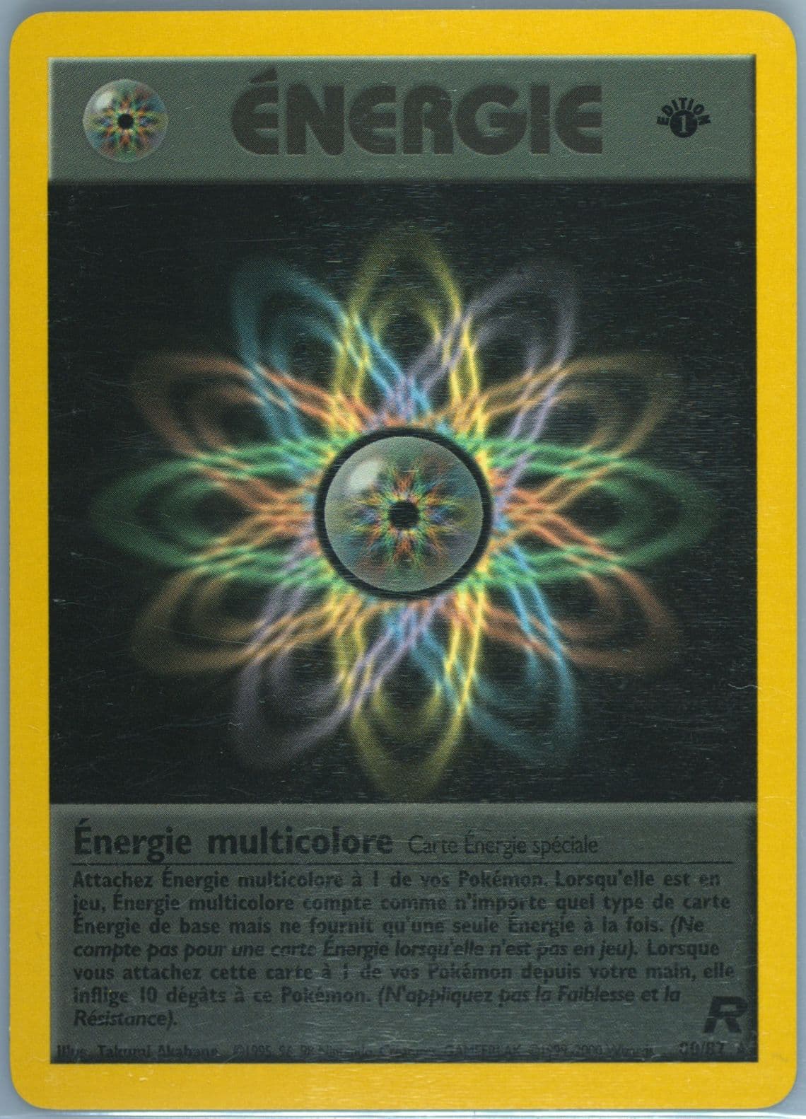 Energie Multicolore 1st Edition (80) 2001 Pokemon French Rocket