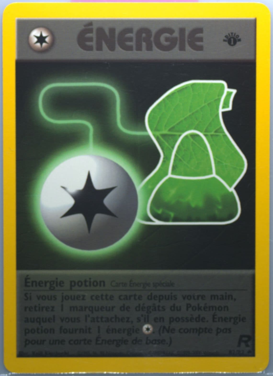 Energie Potion 1st Edition (82) 2001 Pokemon French Rocket