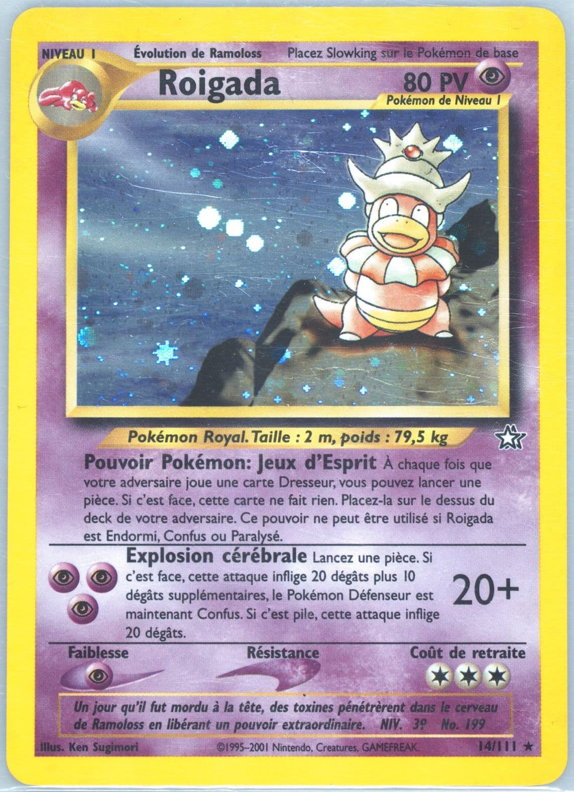 Roigada-Holo (14) 2001 Pokemon French Neo Genesis