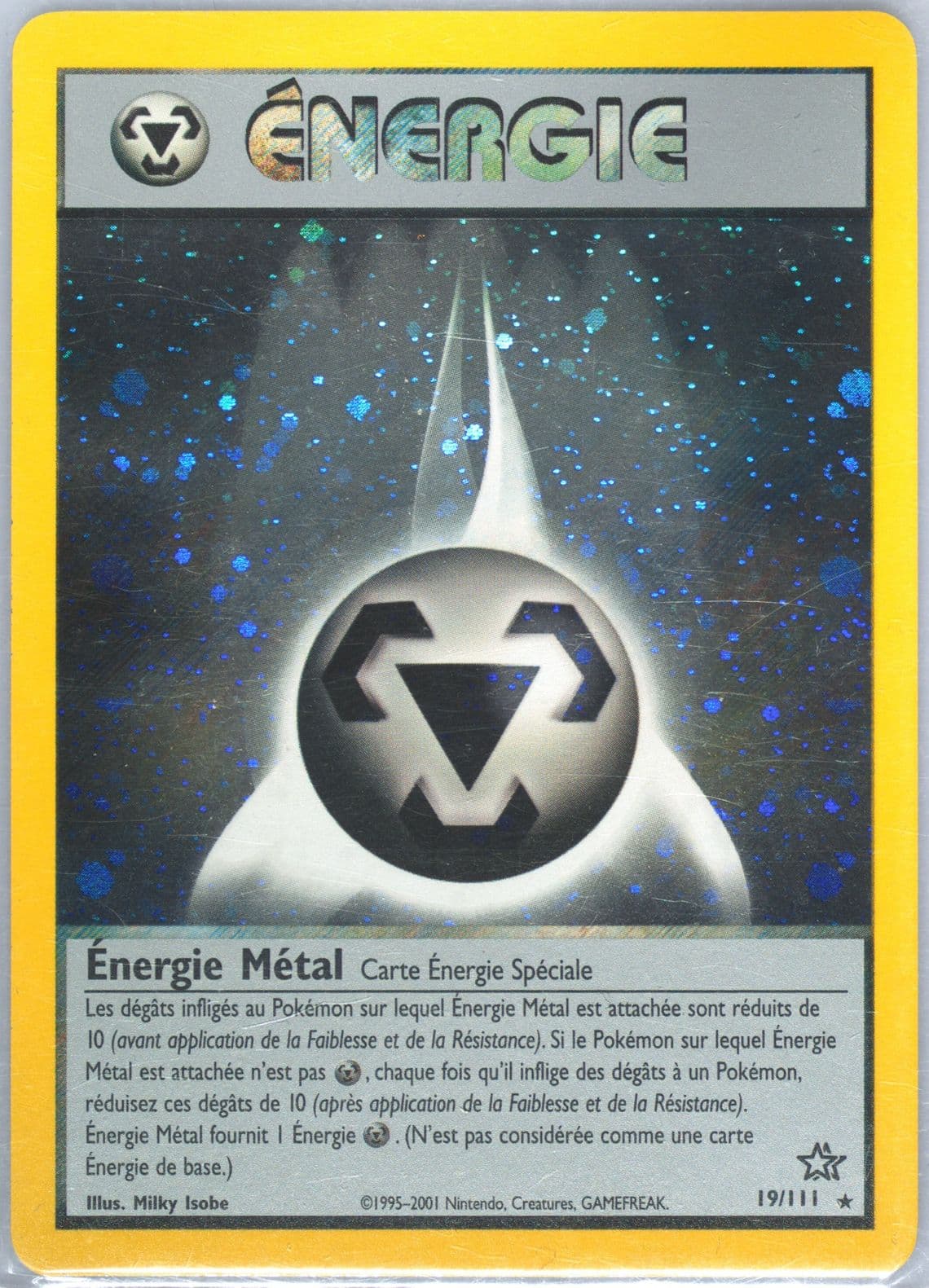 Energie Metal-Holo (19) 2001 Pokemon French Neo Genesis