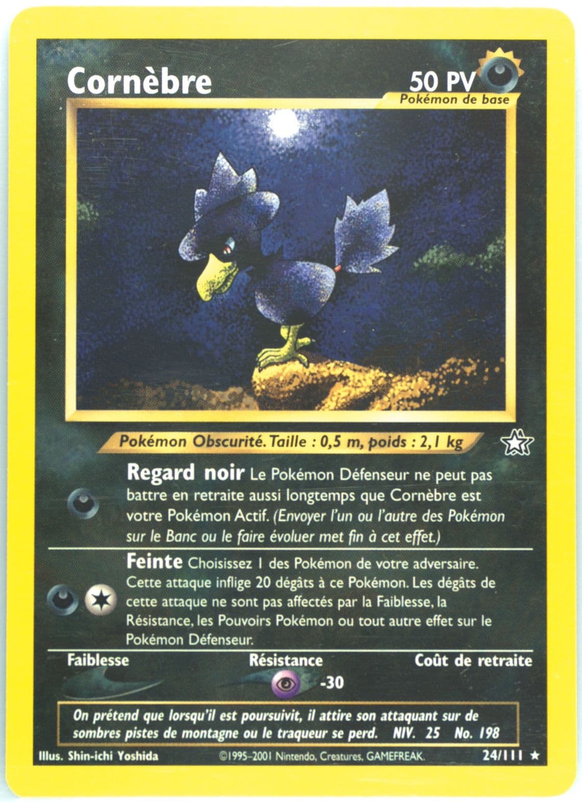 Cornebre (24) 2001 Pokemon French Neo Genesis