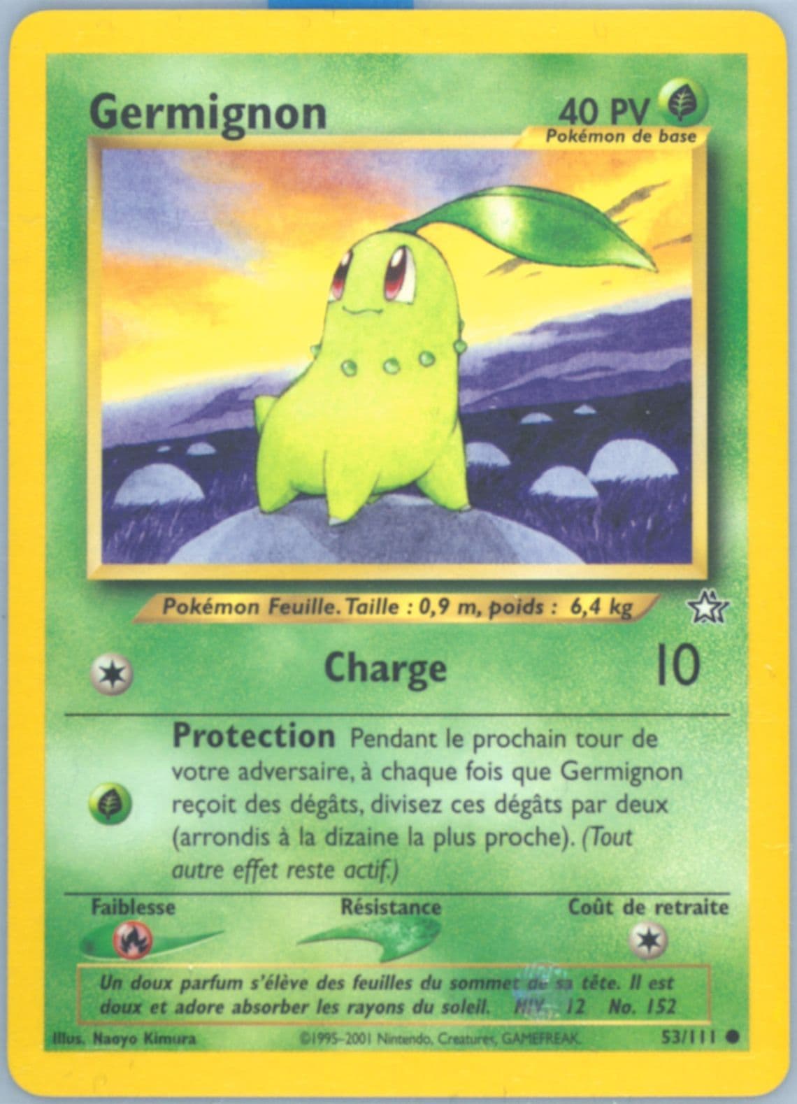 Germignon (53) 2001 Pokemon French Neo Genesis