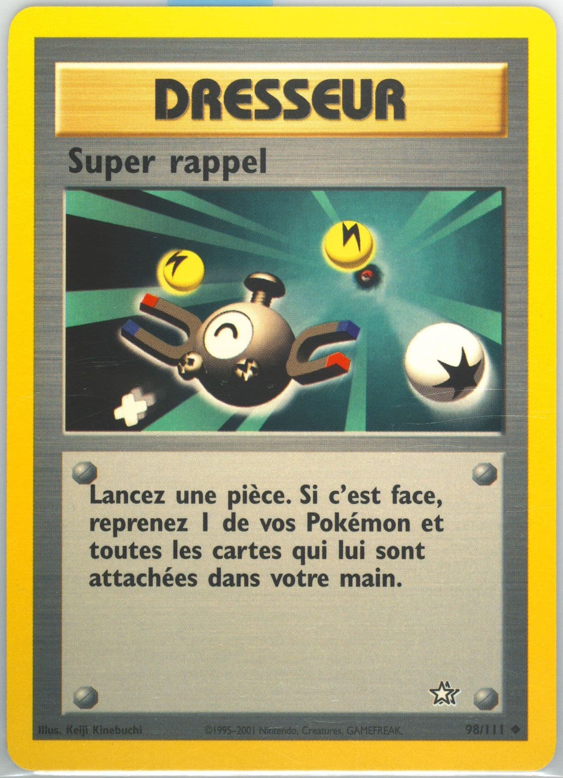 Super Rappel (98) 2001 Pokemon French Neo Genesis