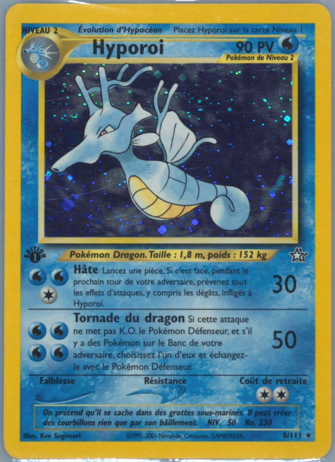 Hyporoi-Holo 1st Edition (8) 2001 Pokemon French Neo Genesis