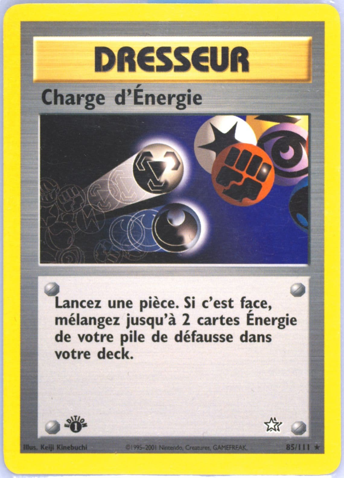 Charge D'Energie 1st Edition (85) 2001 Pokemon French Neo Genesis