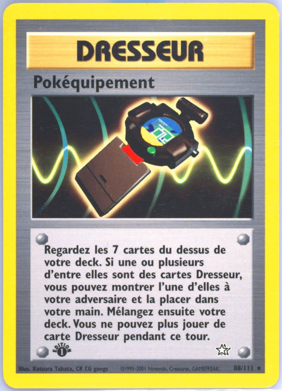 Pokequipement 1st Edition (88) 2001 Pokemon French Neo Genesis