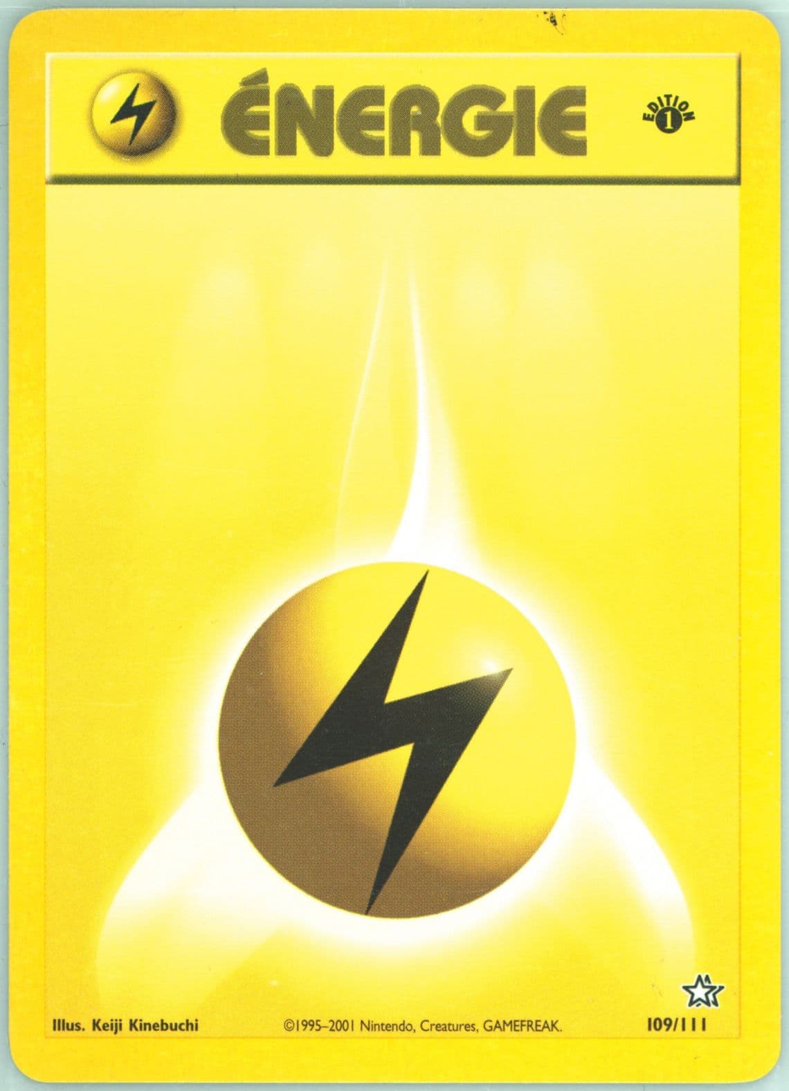 Energie Electrique 1st Edition (109) 2001 Pokemon French Neo Genesis