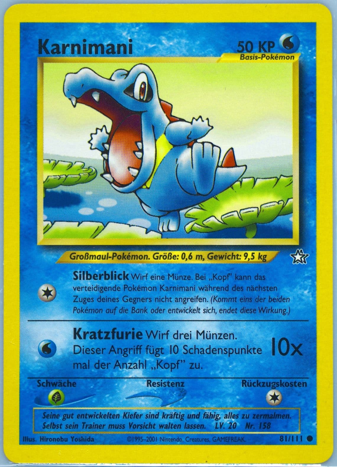 Flegmon (73) 2001 Pokemon German Neo Genesis