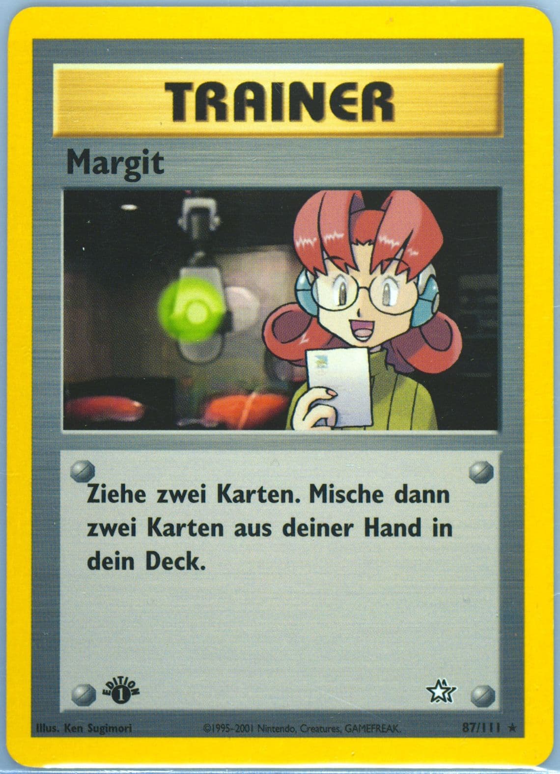 Margit 1st Edition (87) 2001 Pokemon German Neo Genesis