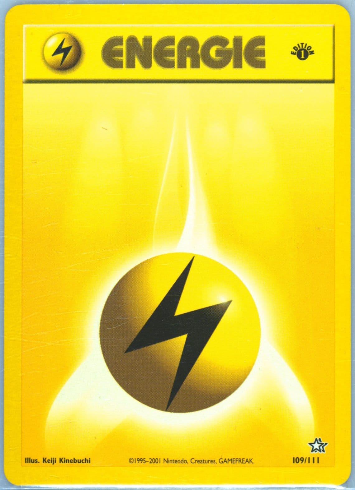 Elektro-Energie 1st Edition (109) 2001 Pokemon German Neo Genesis