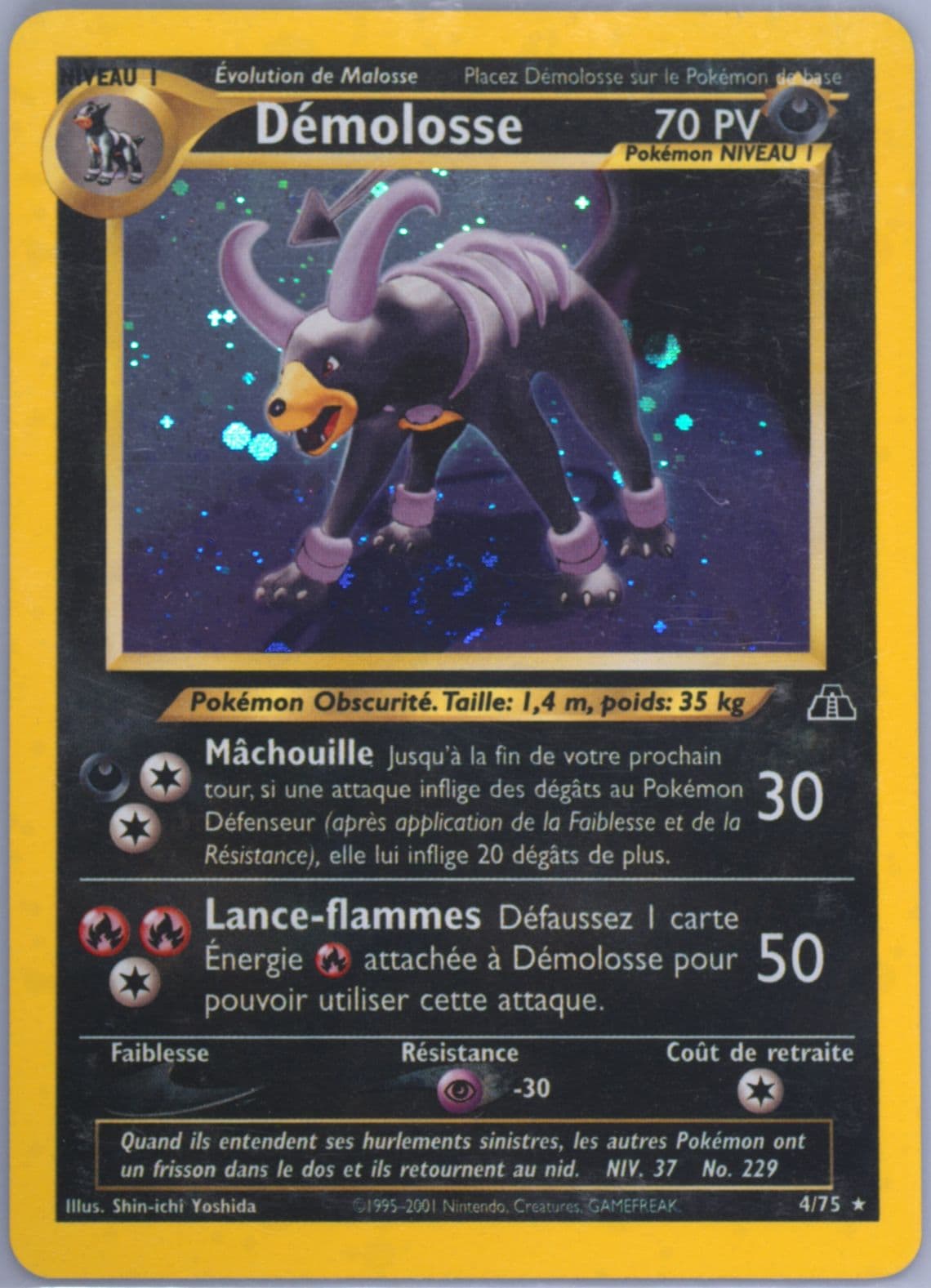 Demolosse-Holo French (4) 2001 Pokemon Neo Discovery
