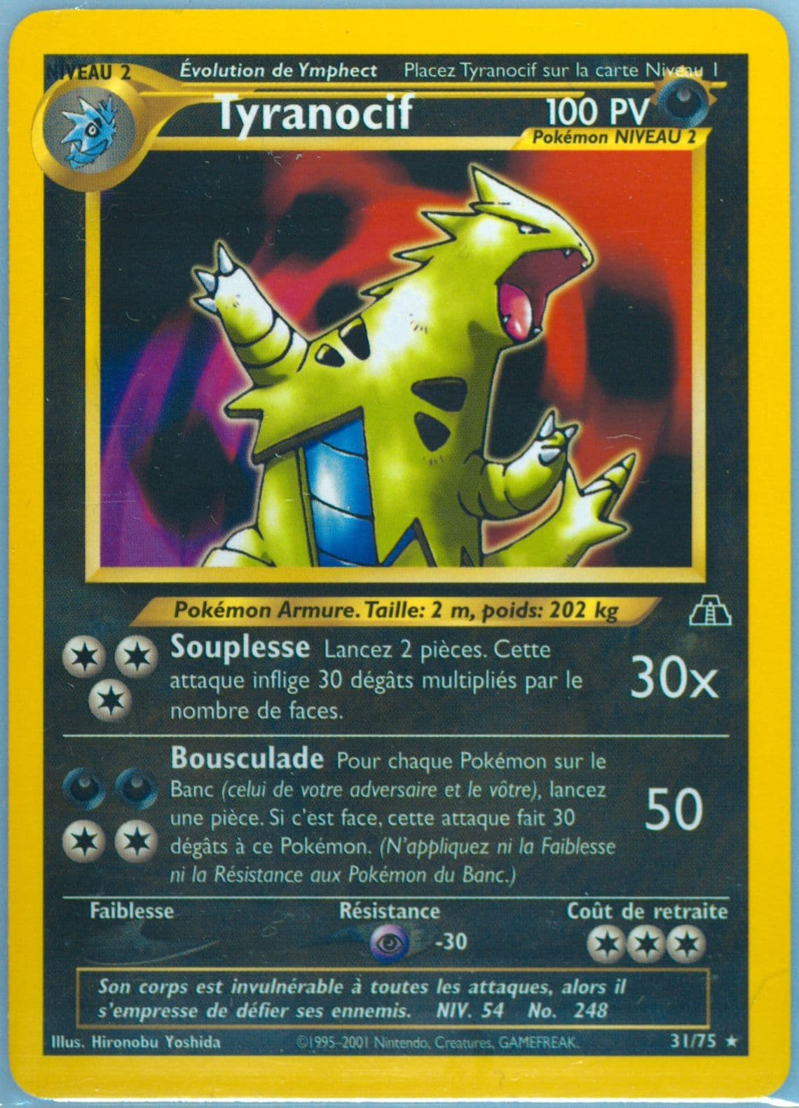 Tyranocif French (31) 2001 Pokemon Neo Discovery