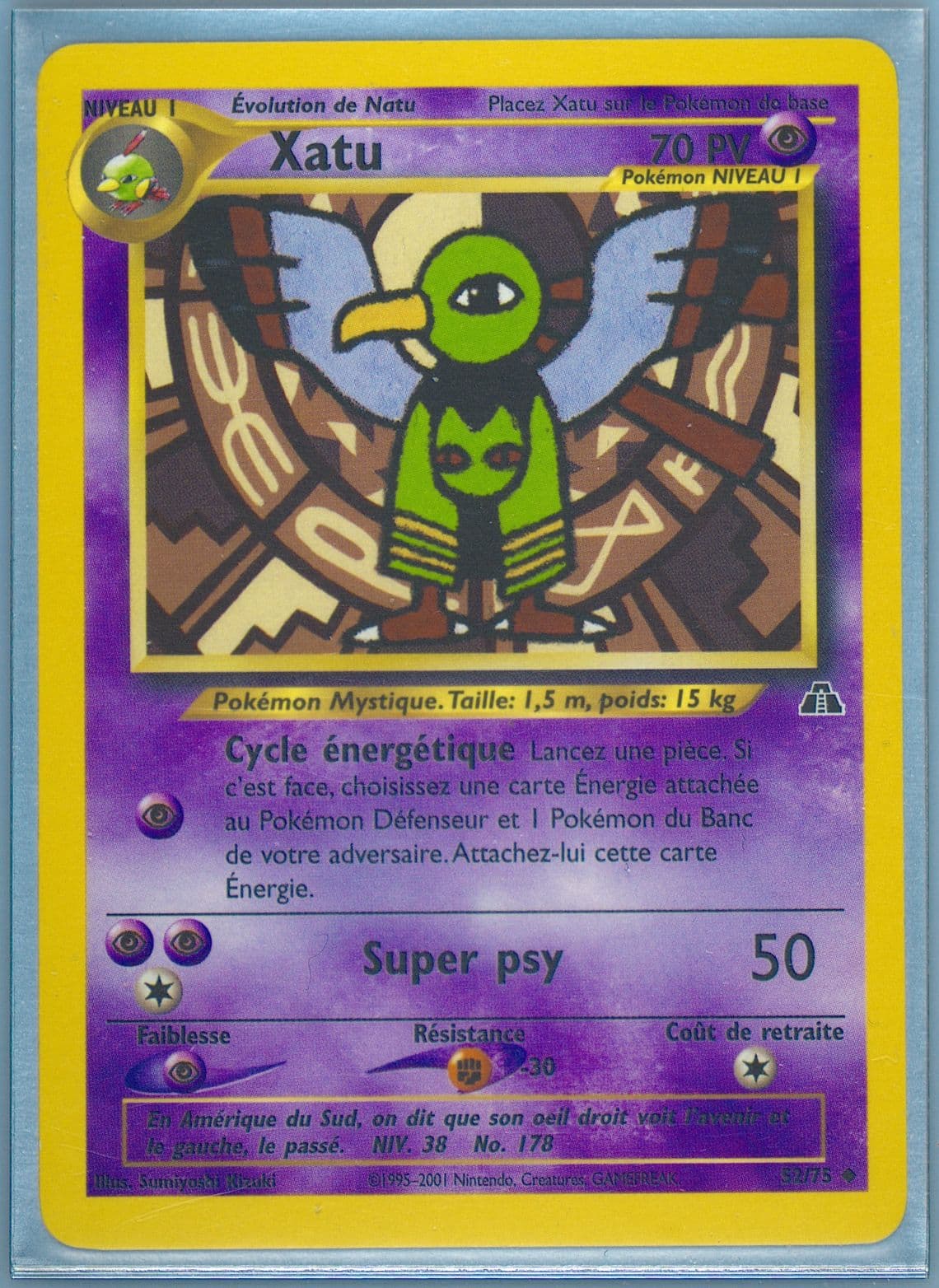 Xatu French (52) 2001 Pokemon Neo Discovery